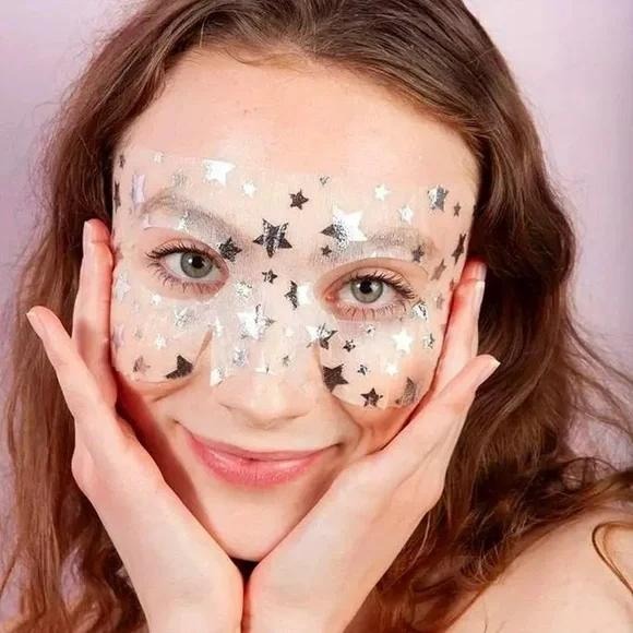 Vitamasques Morning Goggle Eye Mask Brighten Protect Silver Caffeine / #M7136 - Picture 2 of 3